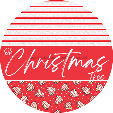 Door Hanger, Christmas Sign, Red Christmas Cake Sign, Welcome Sign, 18